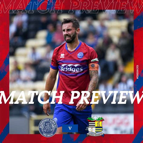 Match Preview Aldershot Town V Solihull Moors H Aldershot Town Fc