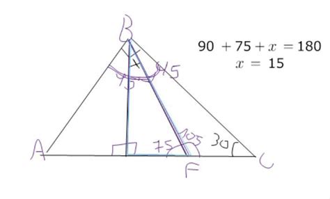 En La Figura Calcula X Si Bh Es Altura Y Bf Es Bisectriz Brainly Lat