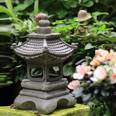 Buy Owmell Japanese Style Asian Decor Pagoda Lantern Indoor Outdoor