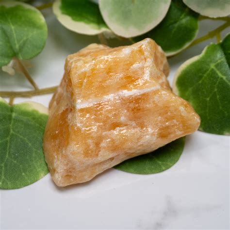 Medium Raw Orange Calcite The Crystal Council