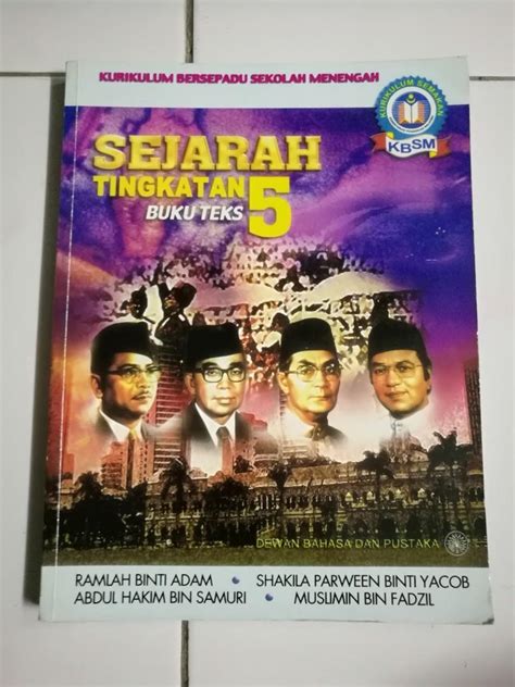 Sejarah Textbook Form 5 DonovanabbGates