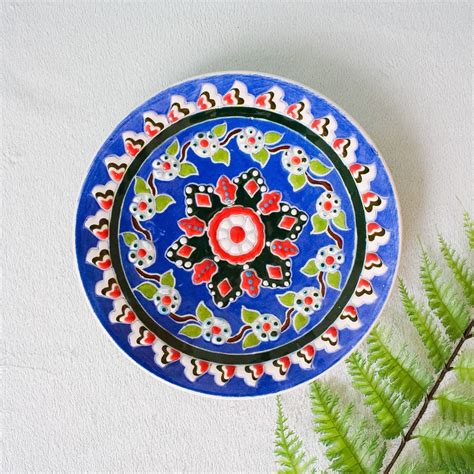 Turkish Wall Plate Turkish Pottery Plate Colorful Etsy