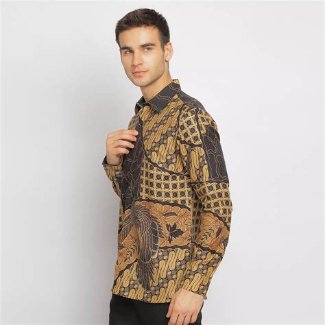 Jual Jayashree Batik Exclusive Slimfit Nayaka Kemeja Batik Pria Lengan