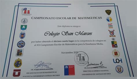 Tercera Fecha Del Campeonato Escolar De Matem Ticas Cmat Colegio