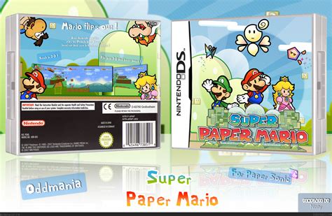 Super Paper Mario Nintendo DS Box Art Cover By Oddmania