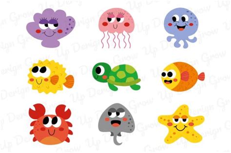 Ocean Animals Clipart