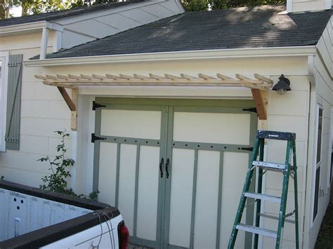 Diy Trellis Over Garage Door Garage Door Trellis Diy Over The