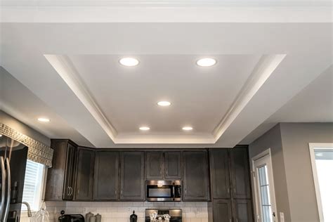 Tray Ceiling Kitchen Lighting