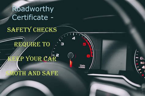 Roadworthy Certificate