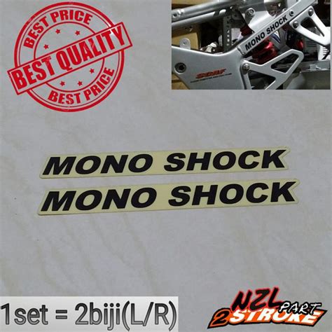 Jual Sticker Stiker Logo Emblem Frame Rangka Tulisan Monoshock Mono