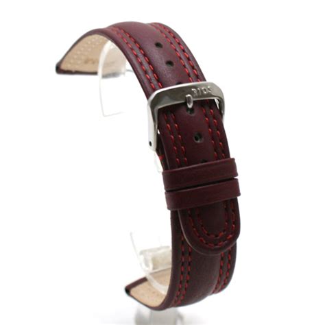 Rios Nevada Burgundy Watch Strap Mm Or Mm