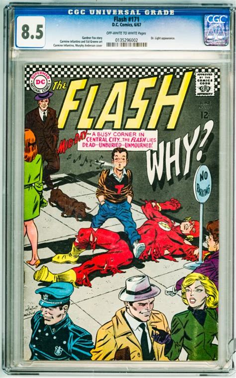 The Flash Cgc Broken Slab Comic Books Silver Age