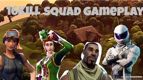 Kill Squad Win Fortnite Br Gameplay Youtube