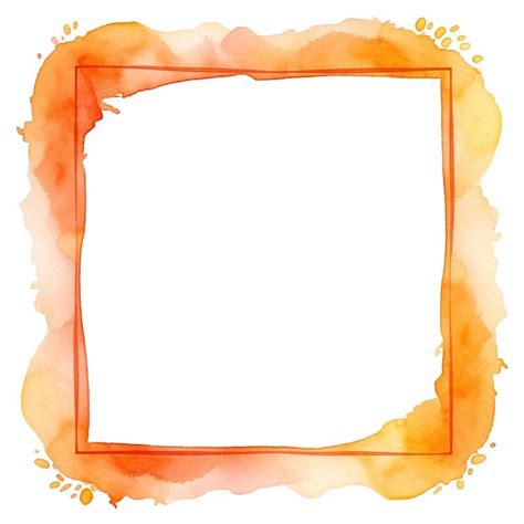 Premium Photo Water Color Frames Floral