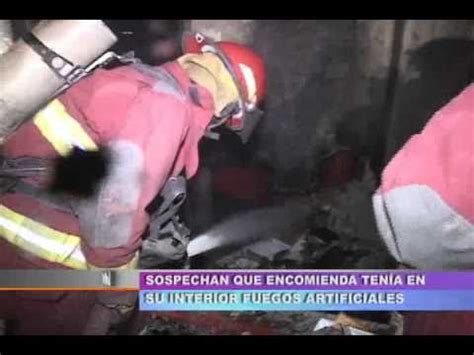 Tvmundo Arequipa Alarmante Incendio En Dep Sito De Encomiendas Youtube