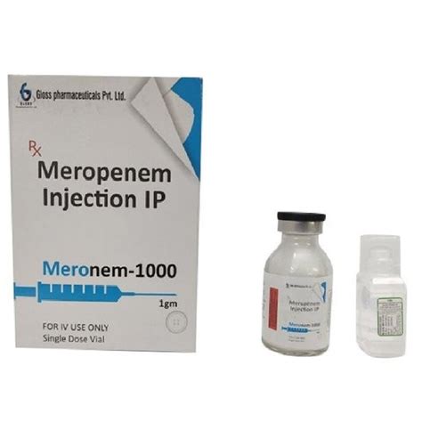 Meronem Mg Meropenem Injection Ip For Medication