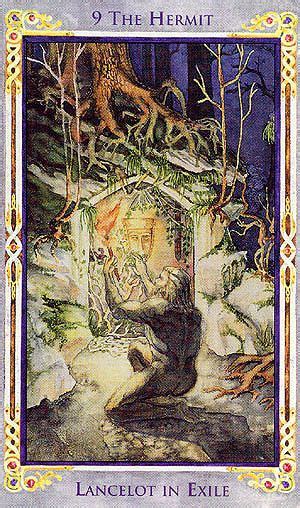 The Hermit Lancelot In Exile Legend Arthurian Tarot By Anna Marie