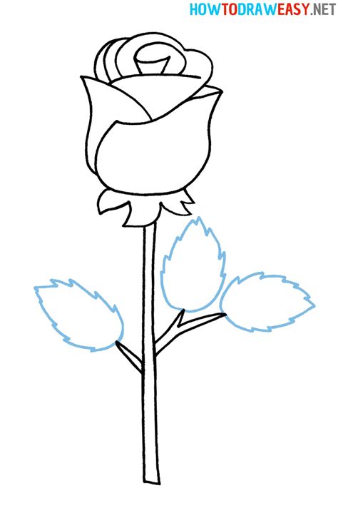 How to Draw a Rose Easy - How to Draw Easy