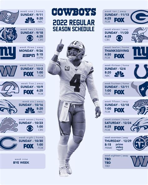 Dallas Cowboys Schedule Printable | FREE Printables