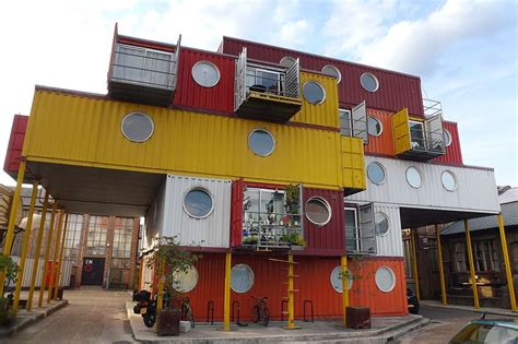 Recycled Shipping Container Buildings That Are Green Inside And Out Ecofriend