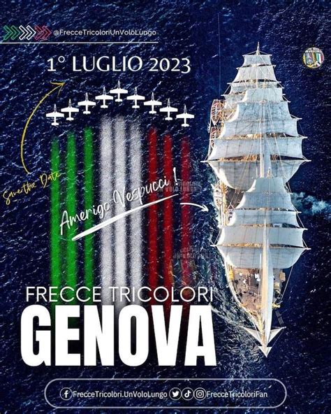 1 7 2023 A Genova Cerimonia Di Partenza Nave Vespucci Tour Mondiale