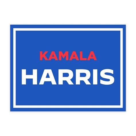 Kamala Harris Blue Yard Sign - CustomSigns.com