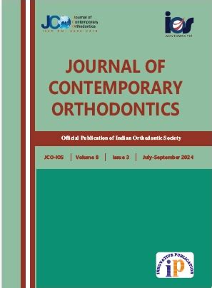 JCO Journal Of Contemporary Orthodontics IP Innovative Publication Pvt Ltd