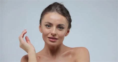 Female Model With Naked Shoulders And Nu Stock Video Pond