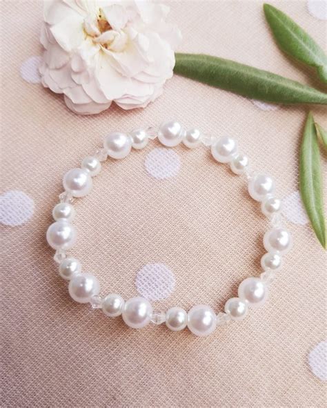 Bracelet Mariage Trio De Perles Blanches Calino Crea