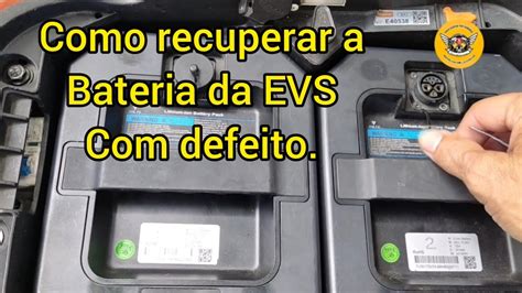 Como Recuperar A Bateria Da Voltz EVS Defeito YouTube