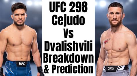 Ufc Merab Dvalishvili Vs Henry Cejudo Prediction And Breakdown