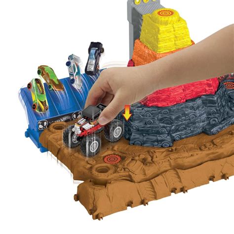 Mattel Hot Wheels Monster Trucks Arena World Pista Central Aplastar Y Destruir Pccomponentes