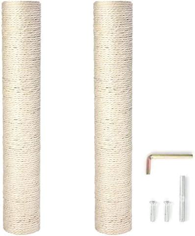 PowerKing 15 7 Inches Natural Sisal Replacement Scratching Post 2