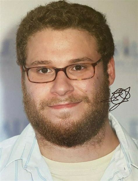 Seth Rogen Signed Autographed 8x10 Photo Knocked Up Superbad Full Signature Autographia