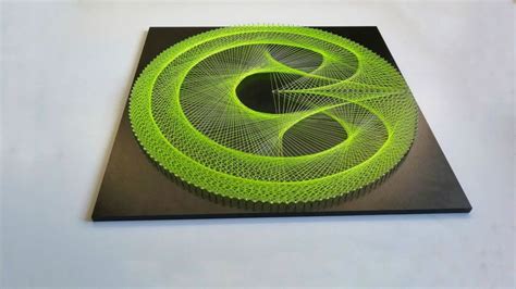 Стринг Арт Урок Мандала | String art diy, String art, Art lessons