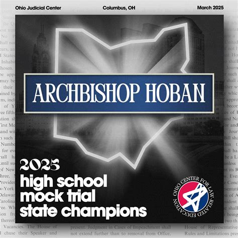 Ohio Center for Law Related Education - Congratulations to the 2025 Ohio Mock Trial State