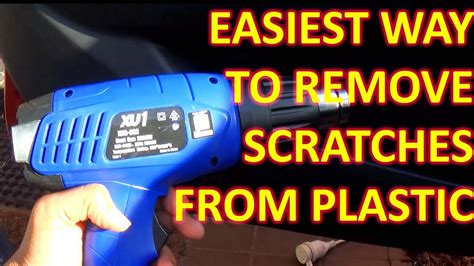 How To Remove Scratches From Plastic Permanantly Youtube