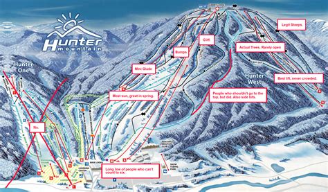 Boreal Ski Resort Trail Map