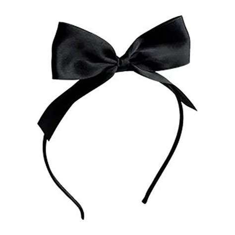 Bow Headbands Red Bowknot Headband For Women Girls Black Bows Hair Hoop