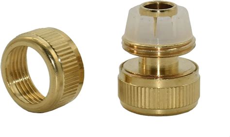 Amazon Qinlu Brass Connector Hose Fitting Inch Copper Metal