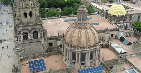 Aerial view of Guadalajara´s cathedral. by BlackBoxGuild on Envato Elements