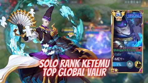 Di Gendong Top Global Valir Makin Semangat Push Rank YouTube