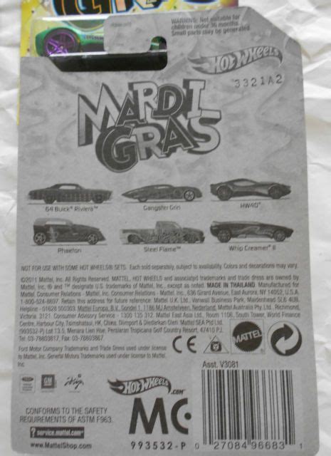 Hot Kengas Group Brasil SÉRIE HOT WHEELS MARDI GRAS 2012