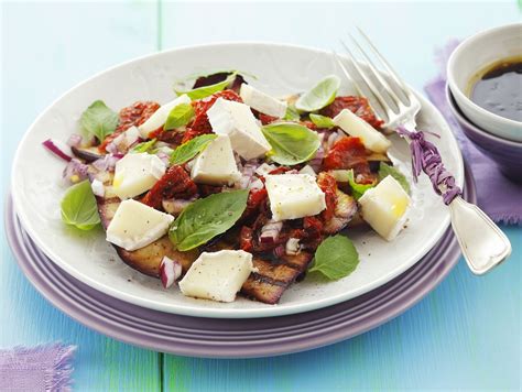 Aubergine Vom Grill Mit Getrockneten Tomaten Und Ziegenk Se Smarter