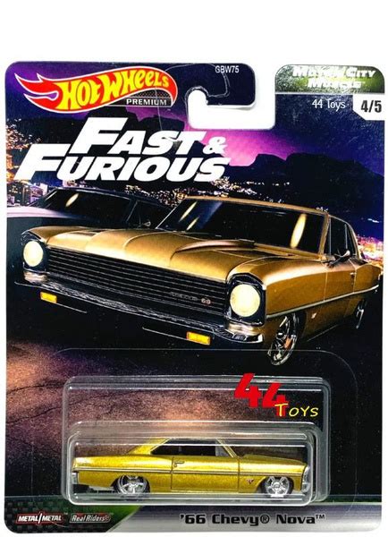 Машинка Hot Wheels Chevy Nova Fast Furious Premium Хот Вилс Премиум купить с доставкой по