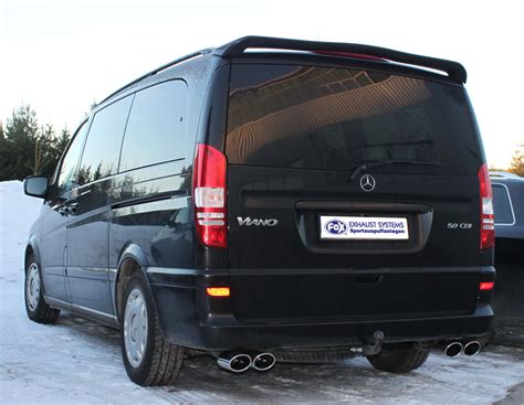 Fox Duplex Auspuff Sportauspuff Komplettanlage F R Mercedes Vito Viano