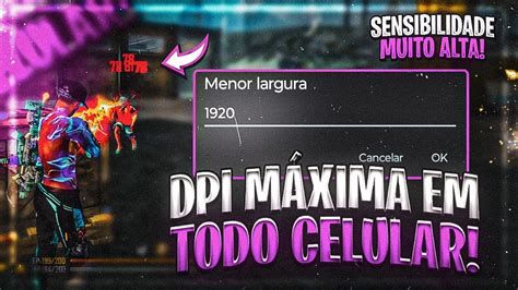 1920 DE DPI EM QUALQUER CELULAR TUTORIAL ATUALIZADO 2024 YouTube