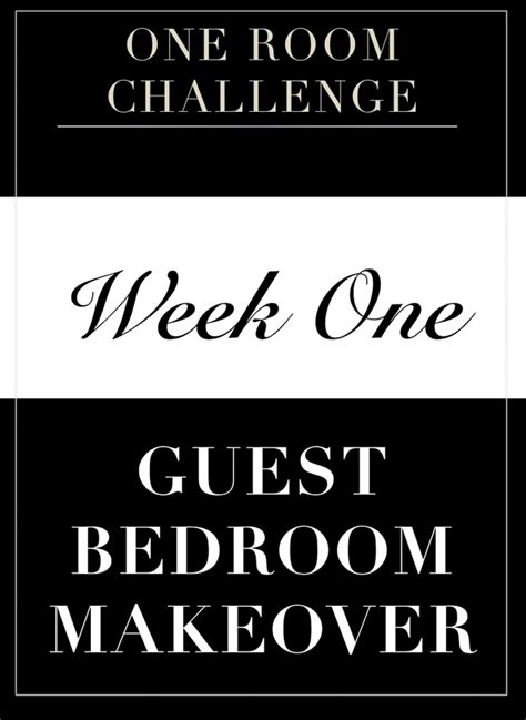 One Room Challenge- Week 1: Guest Bedroom Makeover - Kelley Nan