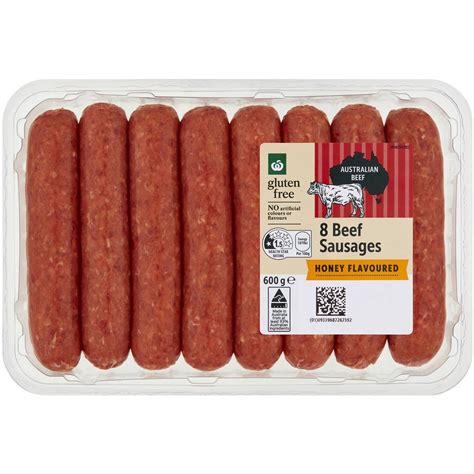 Calories In Woolworths Sausages Beef Honey Raw Calcount