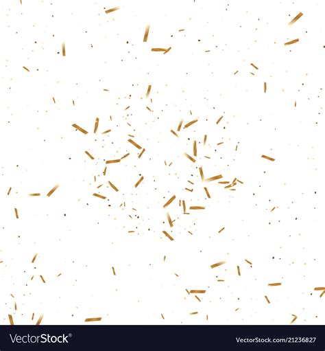 Gold confetti background Royalty Free Vector Image